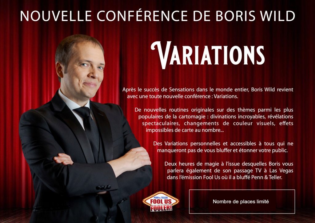Conférence Boris WILD : Variations